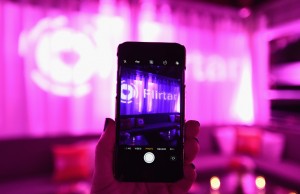 WEST HOLLYWOOD, CA - NOVEMBER 14:  A view of the atmosphere at Flirtar Launch Party, The World's First Augmented Reality Dating App at SkyBar at the Mondrian Los Angeles on November 14, 2017 in West Hollywood, California.  (Photo by Emma McIntyre/Getty Images for Flirtar)