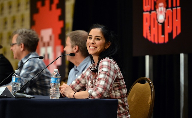 Sarah Silverman at the "Wreck-It Ralph" press conference (courtesy of Disney)
