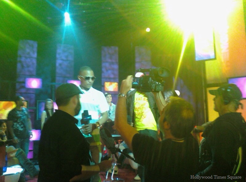 T.I. filming "The Nightlife" (Photo by: Frances Vega)